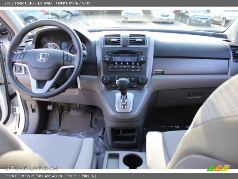 Taffeta White / Gray 2007 Honda CR-V EX 4WD