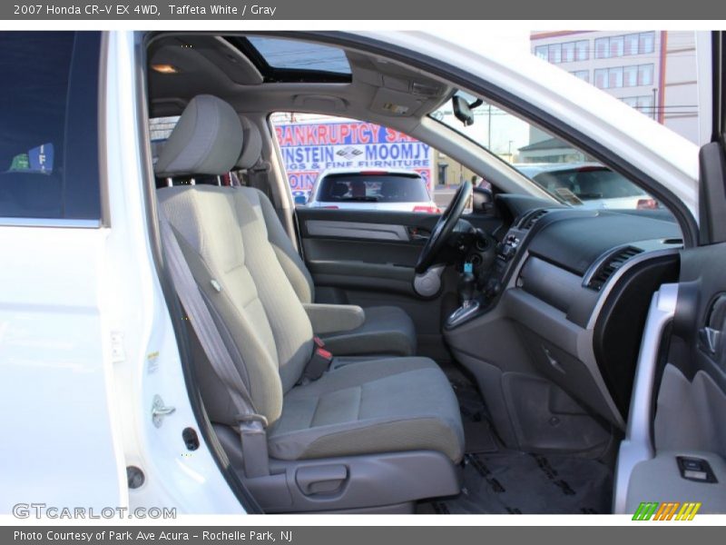 Taffeta White / Gray 2007 Honda CR-V EX 4WD