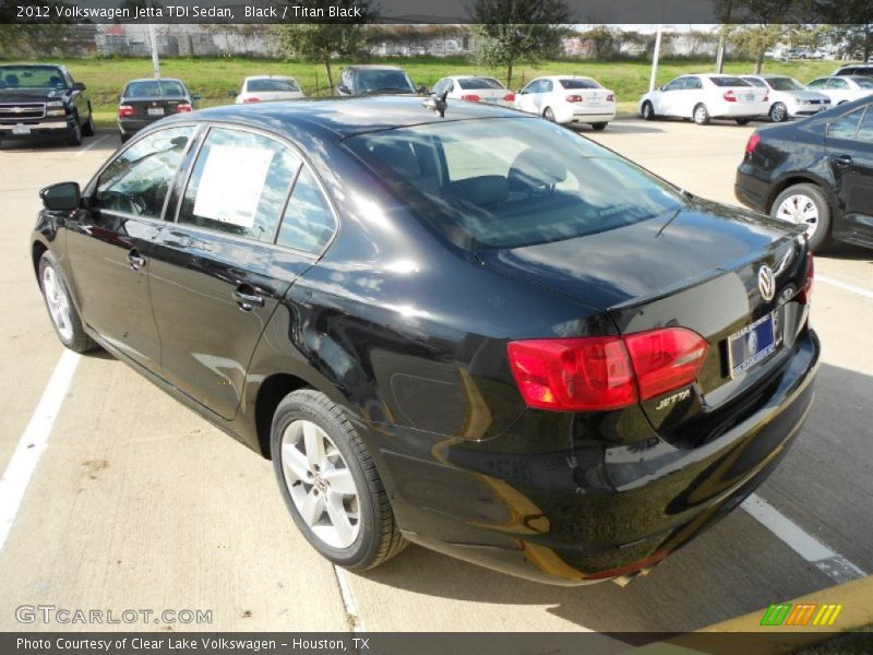 Black / Titan Black 2012 Volkswagen Jetta TDI Sedan