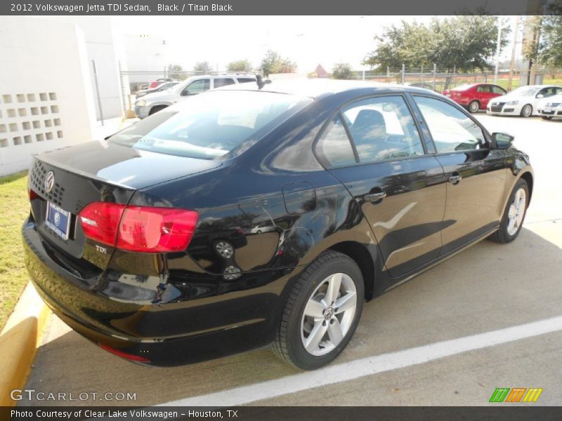 Black / Titan Black 2012 Volkswagen Jetta TDI Sedan