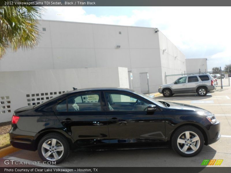 Black / Titan Black 2012 Volkswagen Jetta TDI Sedan