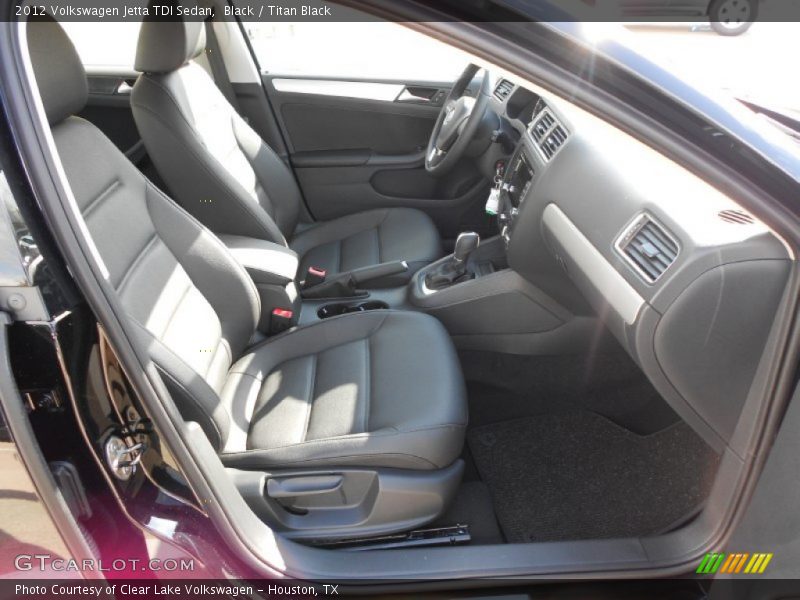 Black / Titan Black 2012 Volkswagen Jetta TDI Sedan
