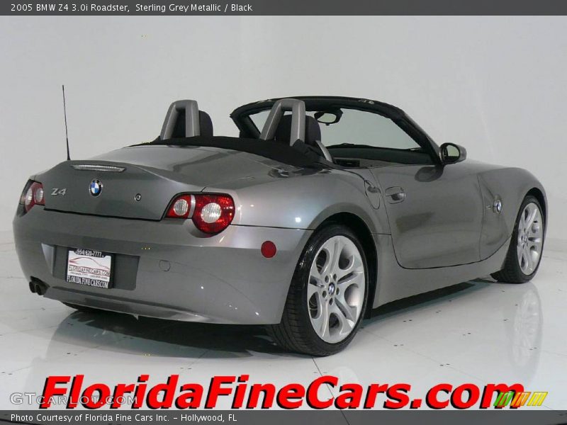 Sterling Grey Metallic / Black 2005 BMW Z4 3.0i Roadster