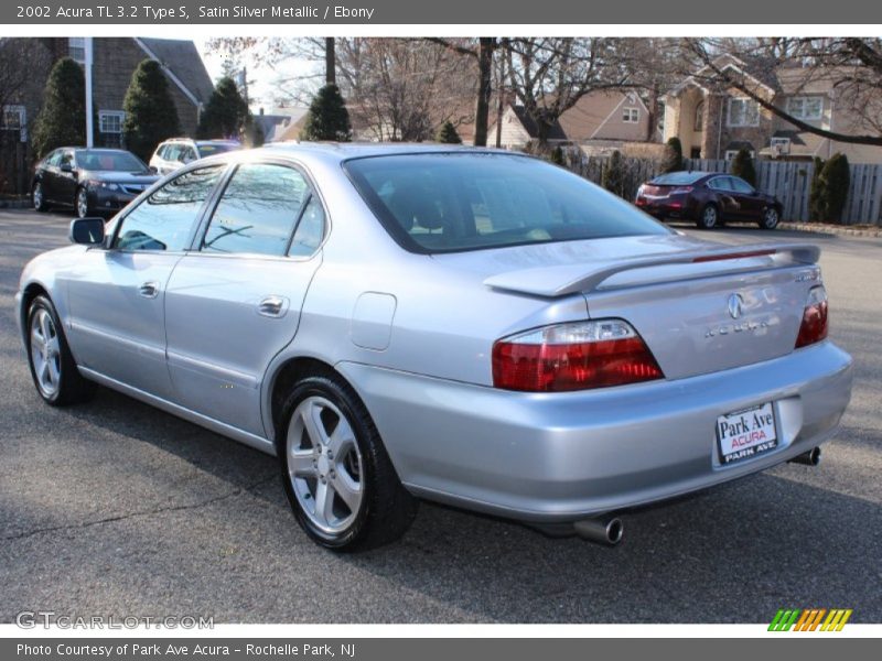 Satin Silver Metallic / Ebony 2002 Acura TL 3.2 Type S
