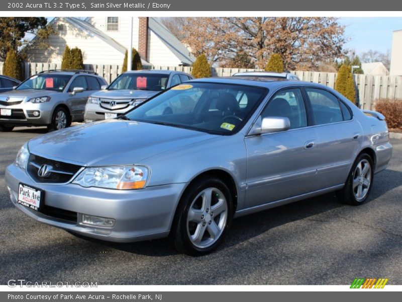 Satin Silver Metallic / Ebony 2002 Acura TL 3.2 Type S