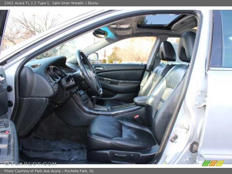 Satin Silver Metallic / Ebony 2002 Acura TL 3.2 Type S