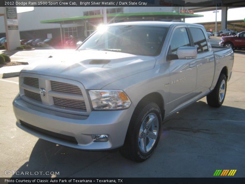 Bright Silver Metallic / Dark Slate Gray 2012 Dodge Ram 1500 Sport Crew Cab