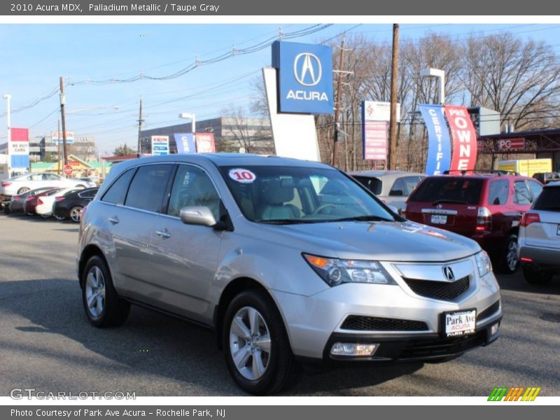 Palladium Metallic / Taupe Gray 2010 Acura MDX