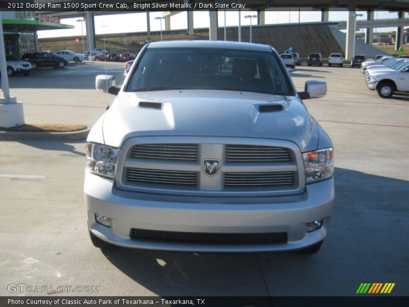 Bright Silver Metallic / Dark Slate Gray 2012 Dodge Ram 1500 Sport Crew Cab