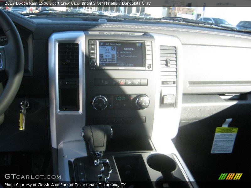 Bright Silver Metallic / Dark Slate Gray 2012 Dodge Ram 1500 Sport Crew Cab