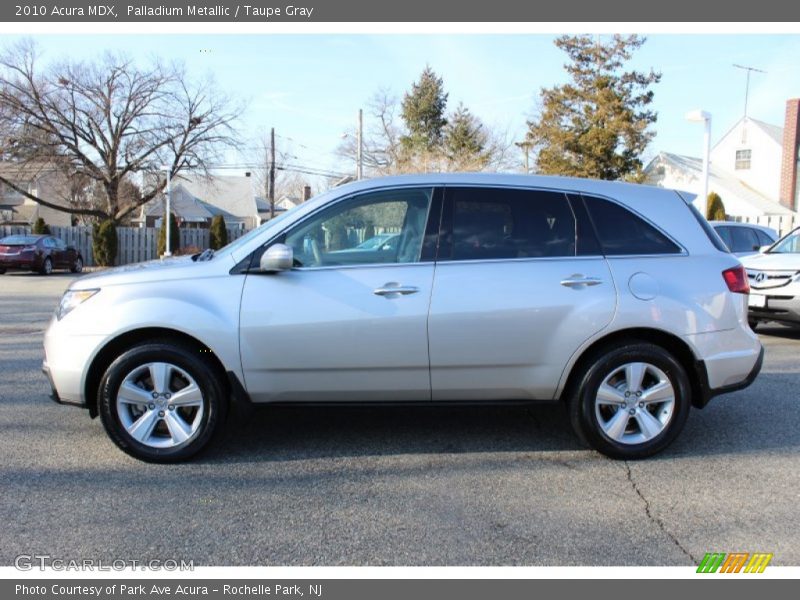 Palladium Metallic / Taupe Gray 2010 Acura MDX