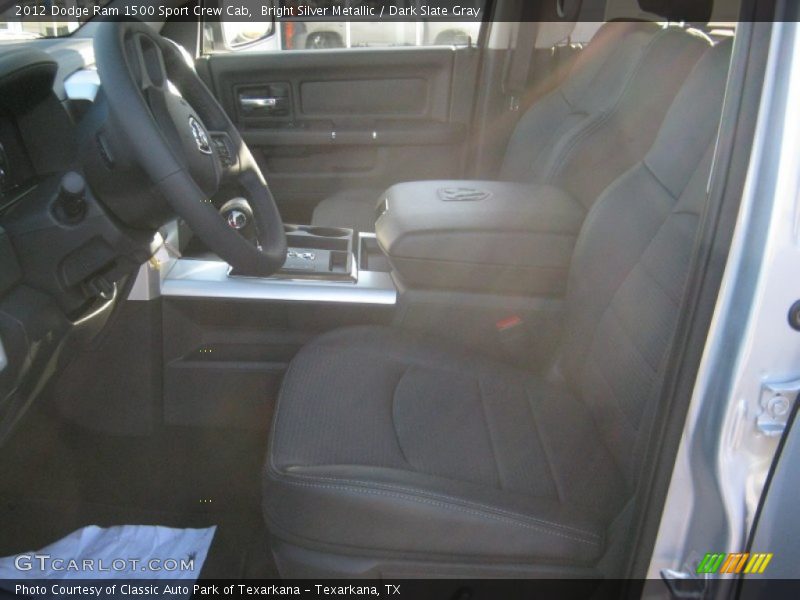 Bright Silver Metallic / Dark Slate Gray 2012 Dodge Ram 1500 Sport Crew Cab