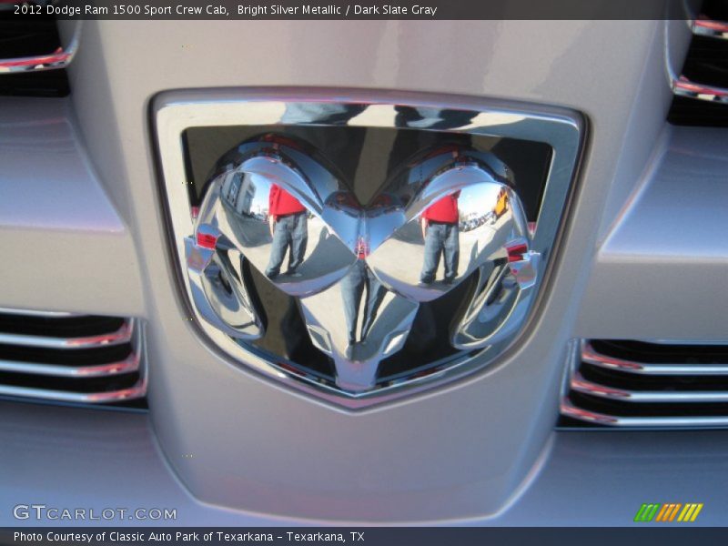 Bright Silver Metallic / Dark Slate Gray 2012 Dodge Ram 1500 Sport Crew Cab