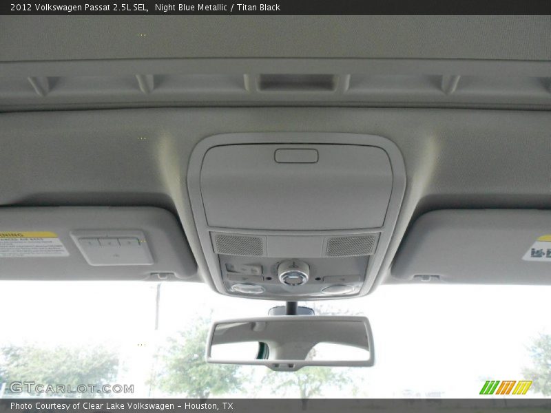 Night Blue Metallic / Titan Black 2012 Volkswagen Passat 2.5L SEL