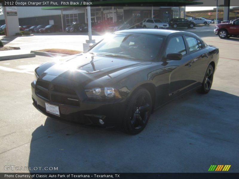 Pitch Black / Black 2012 Dodge Charger SXT Plus