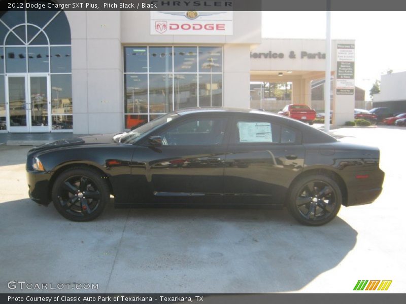Pitch Black / Black 2012 Dodge Charger SXT Plus
