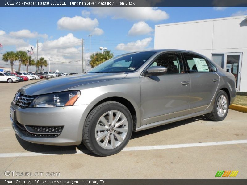 Tungsten Silver Metallic / Titan Black 2012 Volkswagen Passat 2.5L SEL