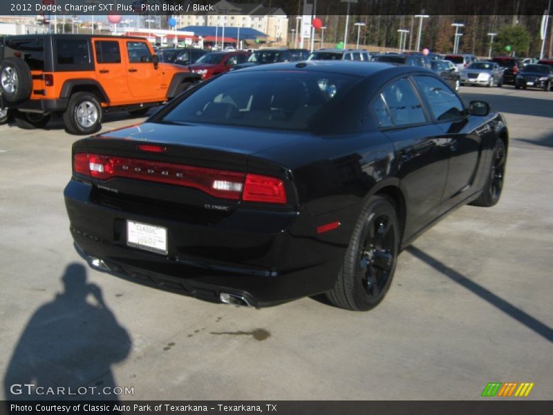Pitch Black / Black 2012 Dodge Charger SXT Plus