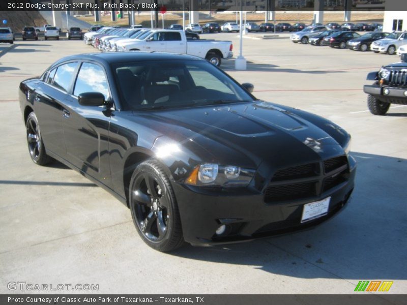 Pitch Black / Black 2012 Dodge Charger SXT Plus