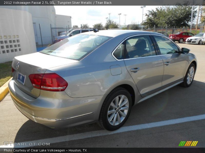 Tungsten Silver Metallic / Titan Black 2012 Volkswagen Passat 2.5L SEL