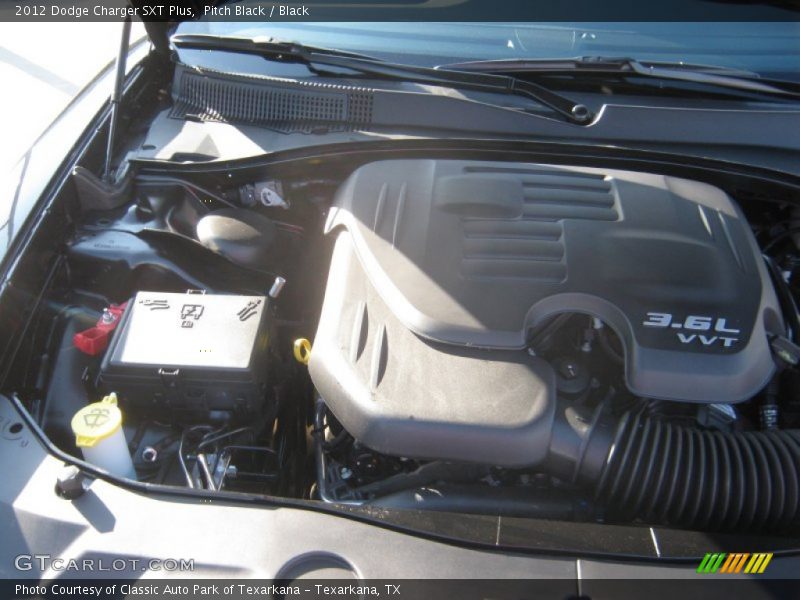 Pitch Black / Black 2012 Dodge Charger SXT Plus