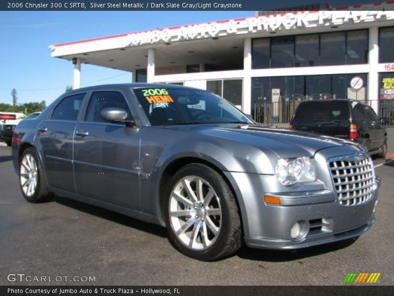 Silver Steel Metallic / Dark Slate Gray/Light Graystone 2006 Chrysler 300 C SRT8