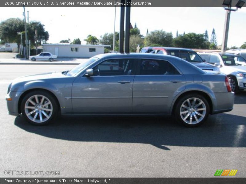 Silver Steel Metallic / Dark Slate Gray/Light Graystone 2006 Chrysler 300 C SRT8
