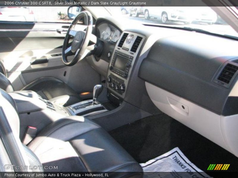 Silver Steel Metallic / Dark Slate Gray/Light Graystone 2006 Chrysler 300 C SRT8