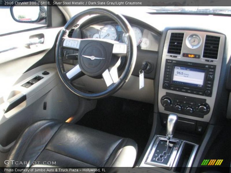 Silver Steel Metallic / Dark Slate Gray/Light Graystone 2006 Chrysler 300 C SRT8