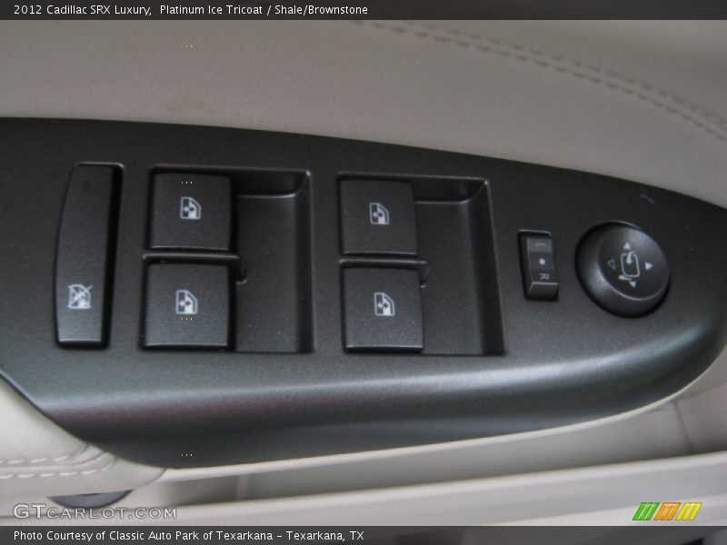 Platinum Ice Tricoat / Shale/Brownstone 2012 Cadillac SRX Luxury