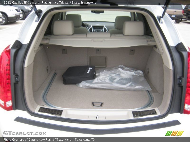 Platinum Ice Tricoat / Shale/Brownstone 2012 Cadillac SRX Luxury