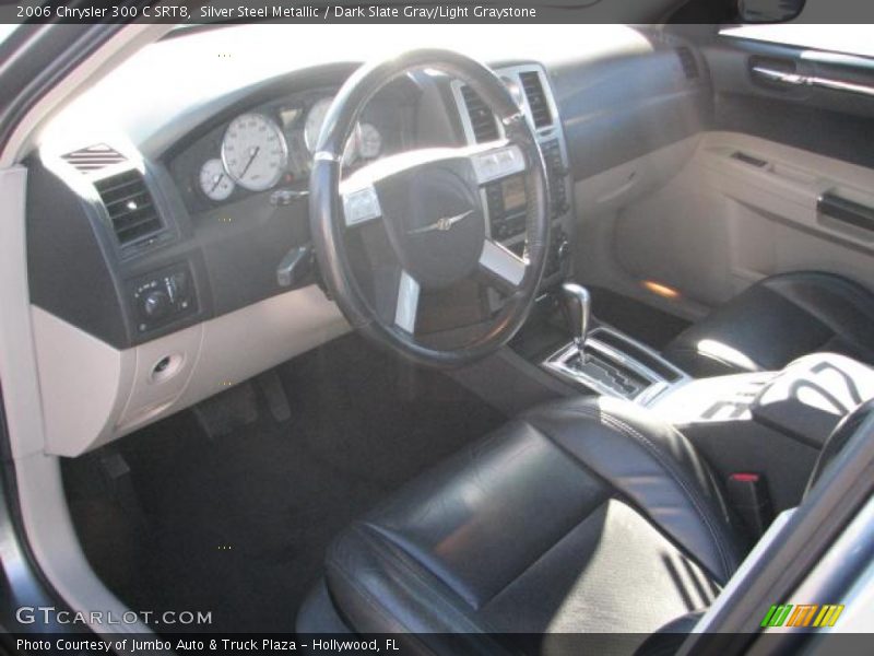 Silver Steel Metallic / Dark Slate Gray/Light Graystone 2006 Chrysler 300 C SRT8