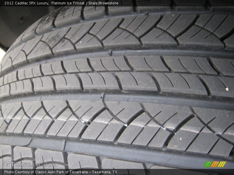 Platinum Ice Tricoat / Shale/Brownstone 2012 Cadillac SRX Luxury