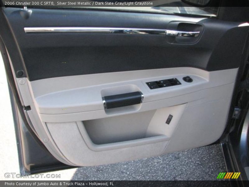 Silver Steel Metallic / Dark Slate Gray/Light Graystone 2006 Chrysler 300 C SRT8