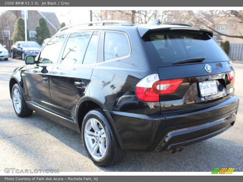 Jet Black / Grey 2006 BMW X3 3.0i