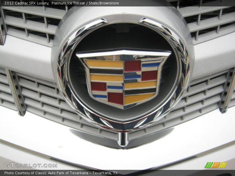 Platinum Ice Tricoat / Shale/Brownstone 2012 Cadillac SRX Luxury