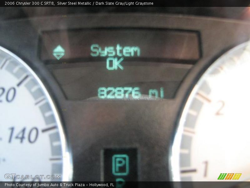 Silver Steel Metallic / Dark Slate Gray/Light Graystone 2006 Chrysler 300 C SRT8