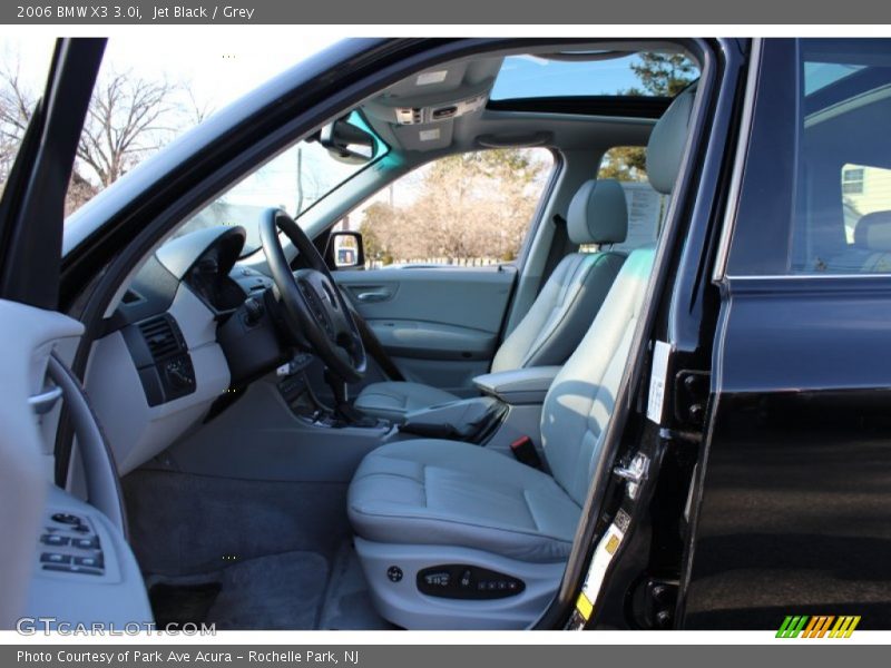 Jet Black / Grey 2006 BMW X3 3.0i