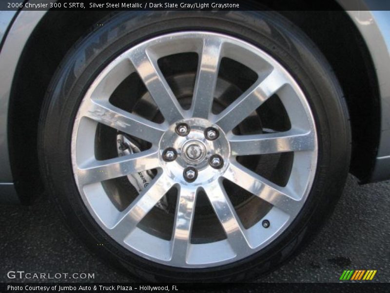 Silver Steel Metallic / Dark Slate Gray/Light Graystone 2006 Chrysler 300 C SRT8