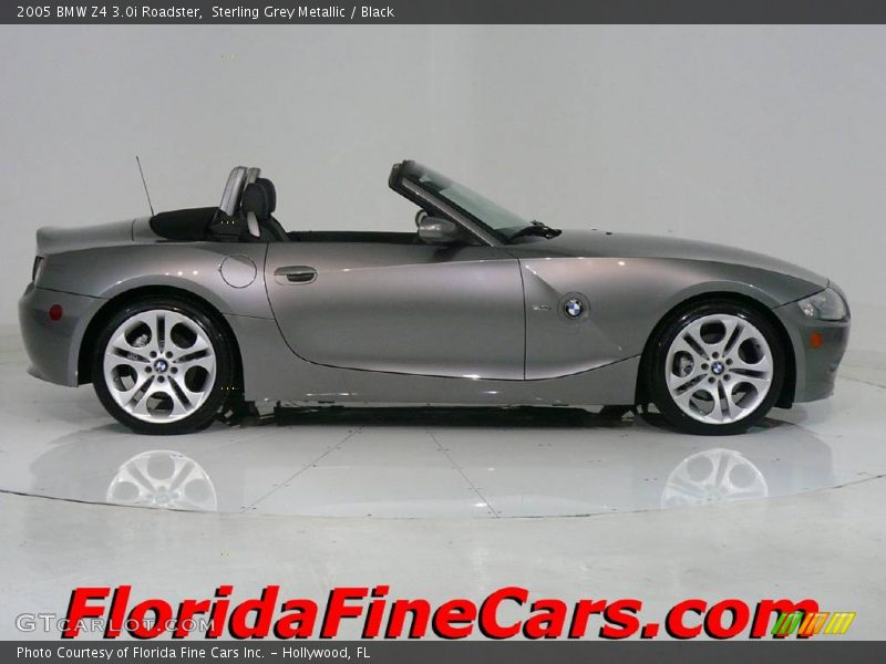 Sterling Grey Metallic / Black 2005 BMW Z4 3.0i Roadster