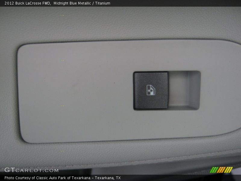 Midnight Blue Metallic / Titanium 2012 Buick LaCrosse FWD