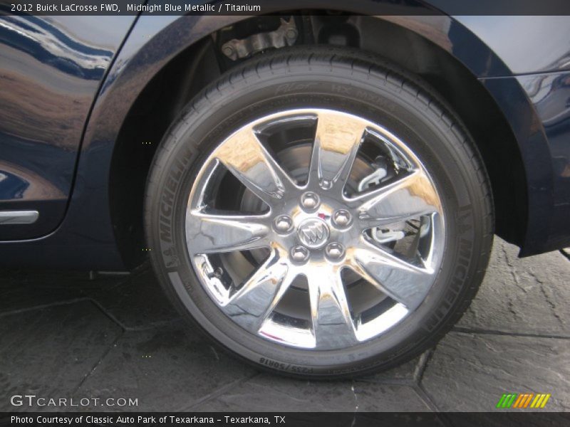Midnight Blue Metallic / Titanium 2012 Buick LaCrosse FWD
