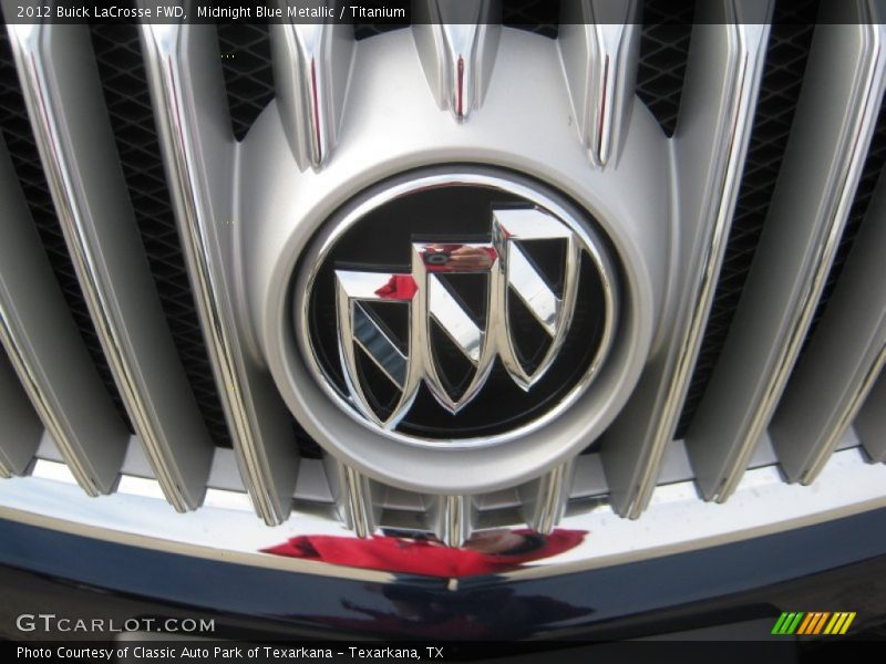 Midnight Blue Metallic / Titanium 2012 Buick LaCrosse FWD