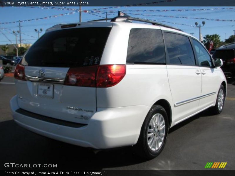 Super White / Stone 2009 Toyota Sienna Limited