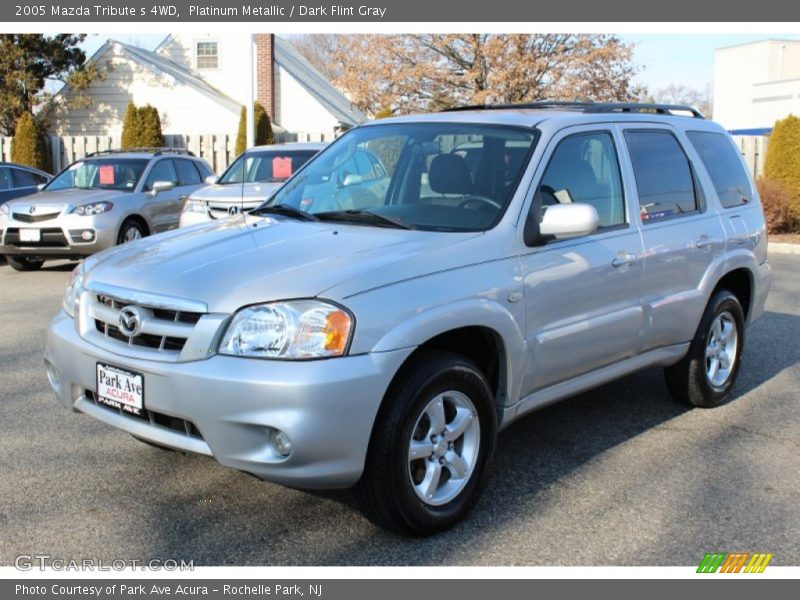 Platinum Metallic / Dark Flint Gray 2005 Mazda Tribute s 4WD