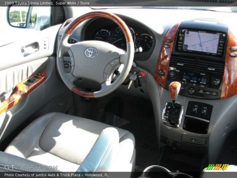 Super White / Stone 2009 Toyota Sienna Limited