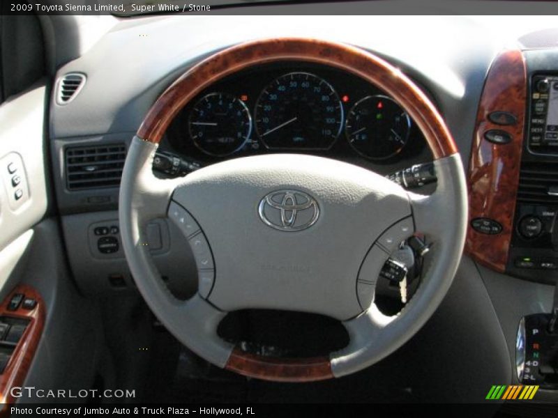 Super White / Stone 2009 Toyota Sienna Limited