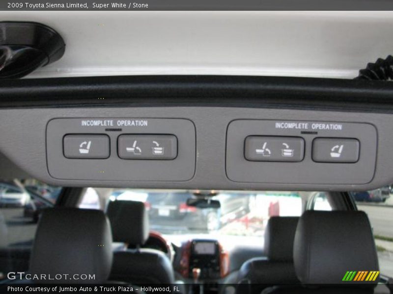Super White / Stone 2009 Toyota Sienna Limited