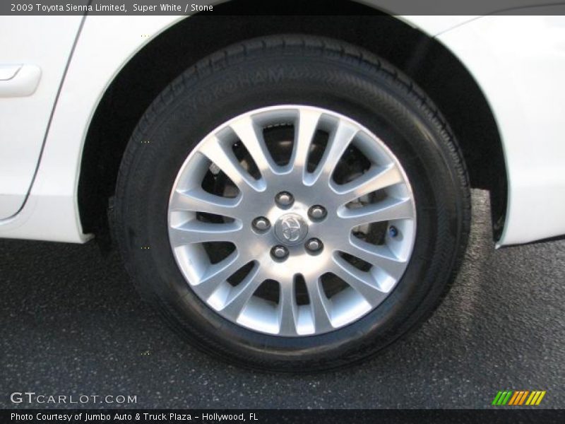 Super White / Stone 2009 Toyota Sienna Limited