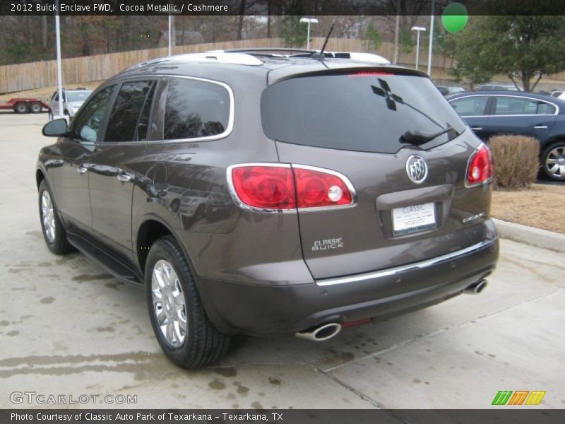 Cocoa Metallic / Cashmere 2012 Buick Enclave FWD